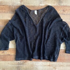 We the Free Crochet Knit Top